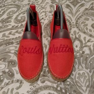 !!SOLD!! Louis Vuitton Espadrilles Rouge Red